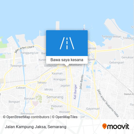 Peta Jalan Kampung Jaksa