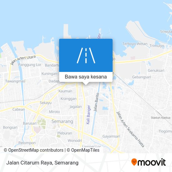 Peta Jalan Citarum Raya
