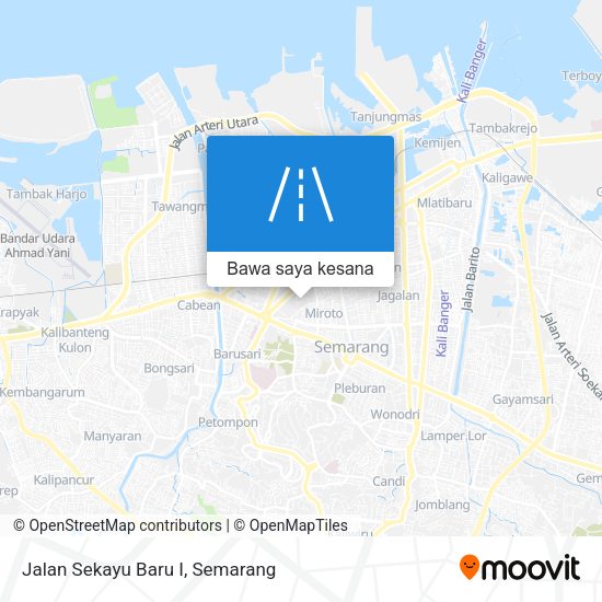 Peta Jalan Sekayu Baru I