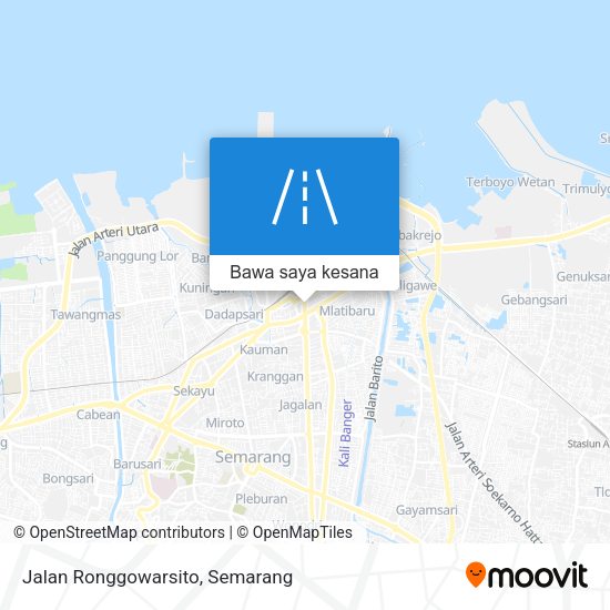 Peta Jalan Ronggowarsito