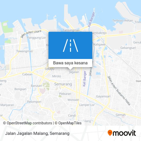 Peta Jalan Jagalan Malang