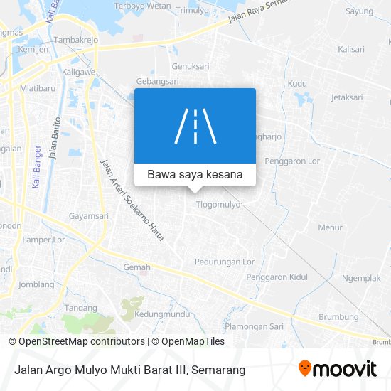 Peta Jalan Argo Mulyo Mukti Barat III