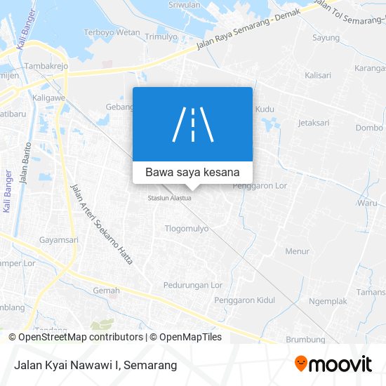 Peta Jalan Kyai Nawawi I