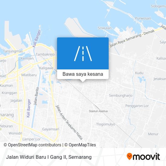 Peta Jalan Widuri Baru I Gang II