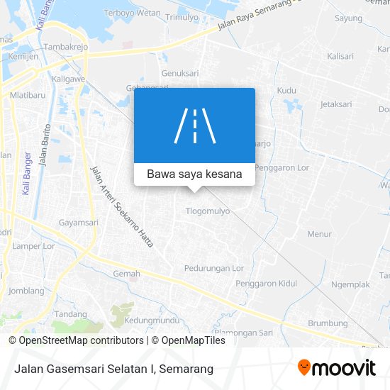 Peta Jalan Gasemsari Selatan I