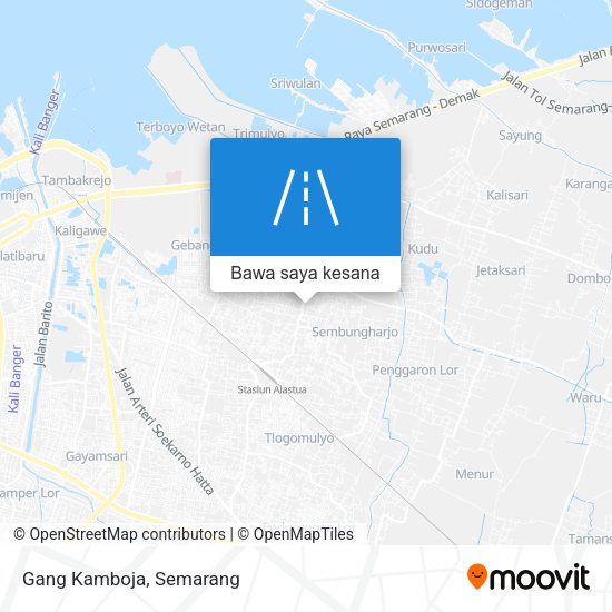 Peta Gang Kamboja