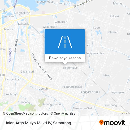 Peta Jalan Argo Mulyo Mukti IV