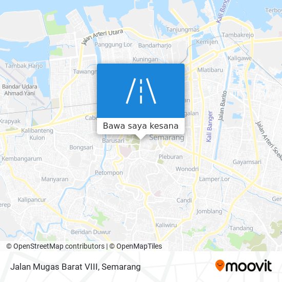 Peta Jalan Mugas Barat VIII