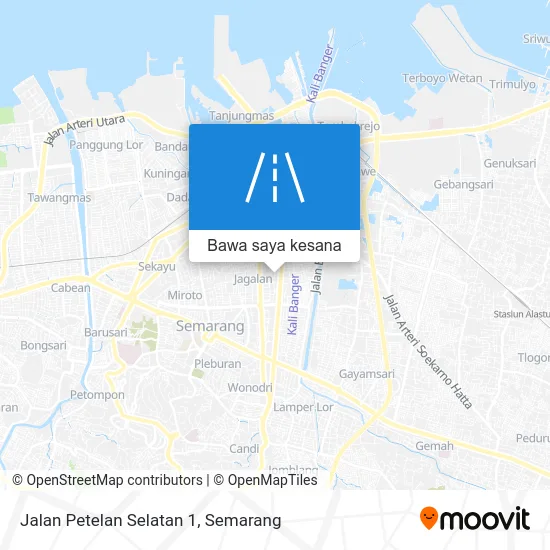 Peta Jalan Petelan Selatan 1