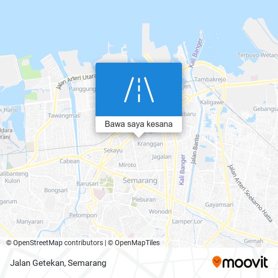 Peta Jalan Getekan