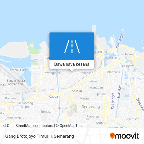 Peta Gang Brotojoyo Timur II