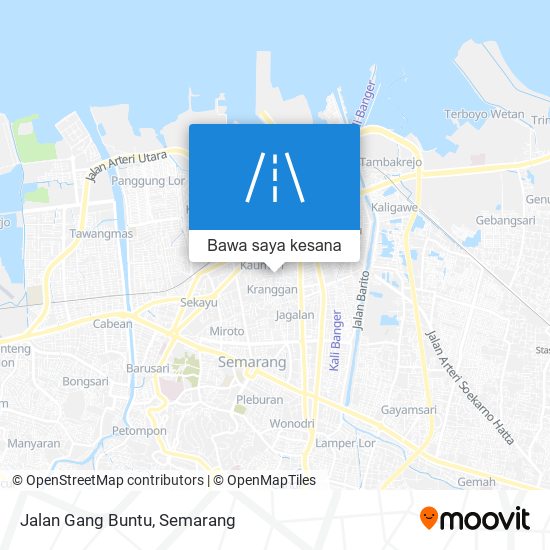 Peta Jalan Gang Buntu