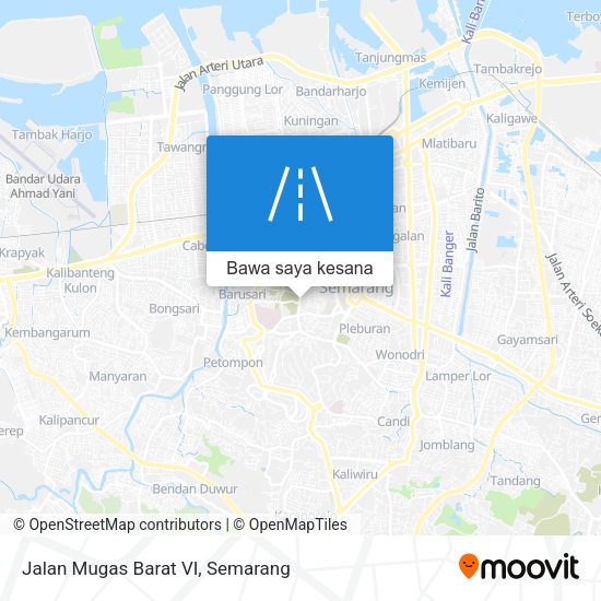 Peta Jalan Mugas Barat VI