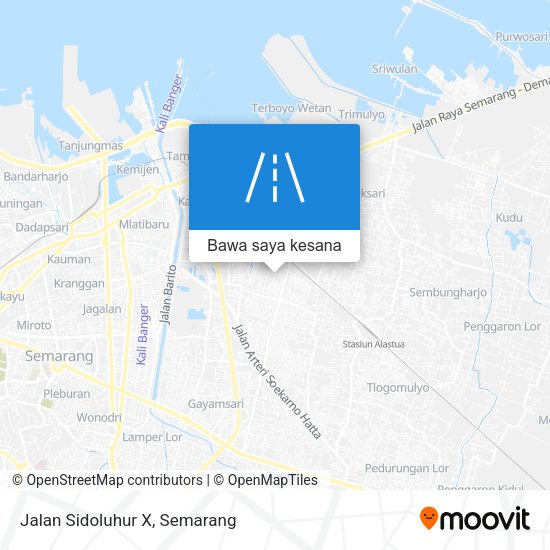 Peta Jalan Sidoluhur X