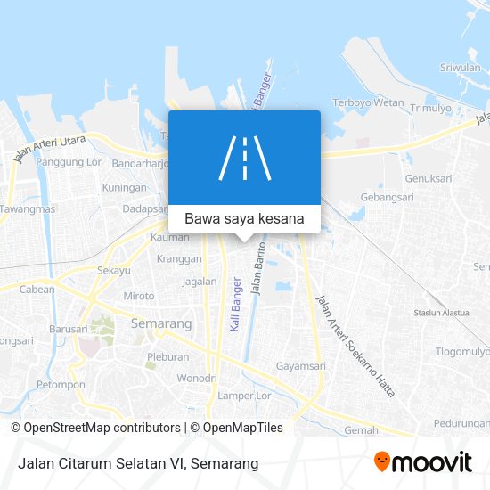 Peta Jalan Citarum Selatan VI