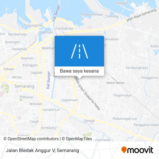 Peta Jalan Bledak Anggur V