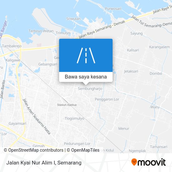 Peta Jalan Kyai Nur Alim I
