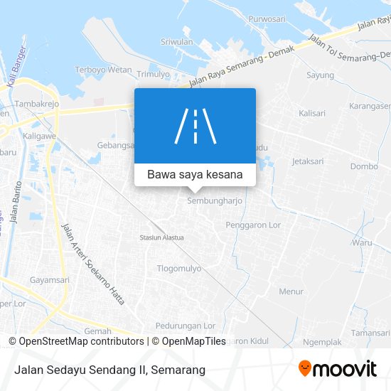 Peta Jalan Sedayu Sendang II