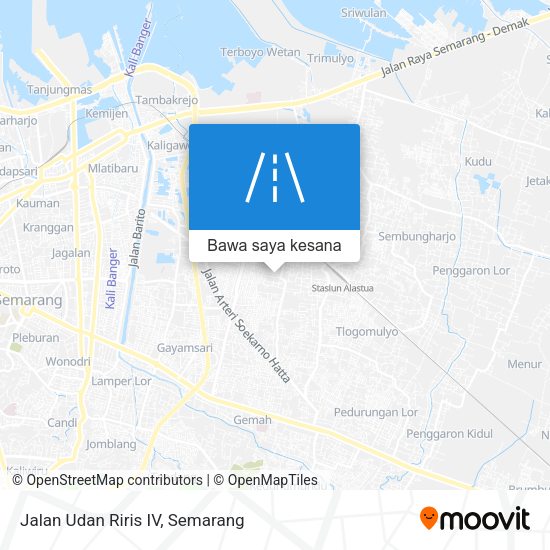 Peta Jalan Udan Riris IV