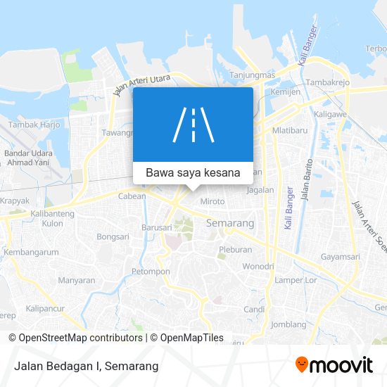 Peta Jalan Bedagan I