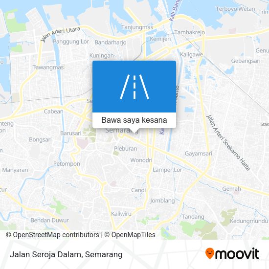 Peta Jalan Seroja Dalam