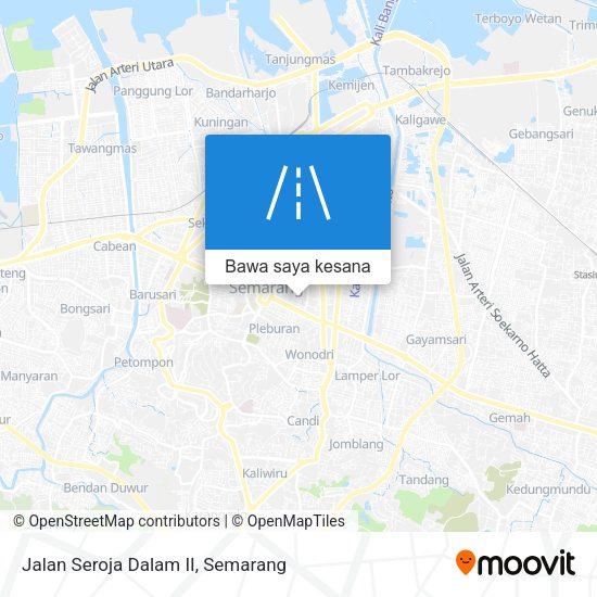 Peta Jalan Seroja Dalam II