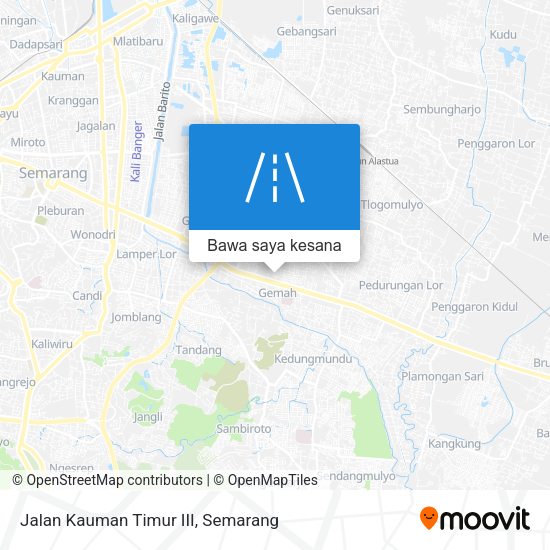 Peta Jalan Kauman Timur III