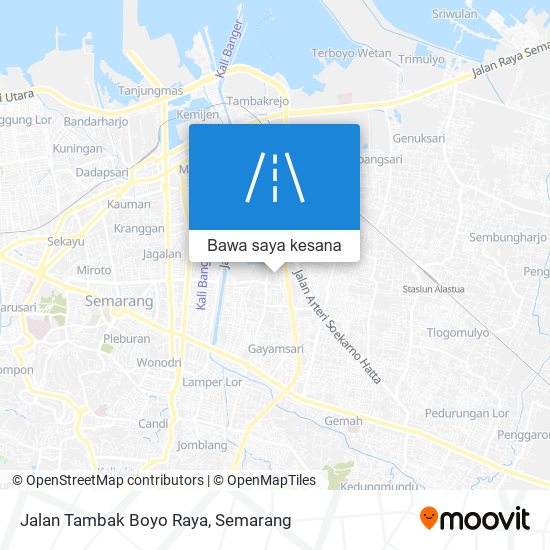 Peta Jalan Tambak Boyo Raya