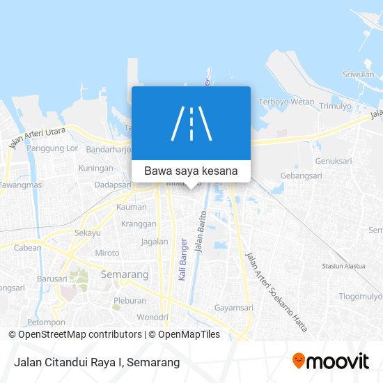 Peta Jalan Citandui Raya I