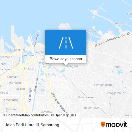 Peta Jalan Padi Utara III