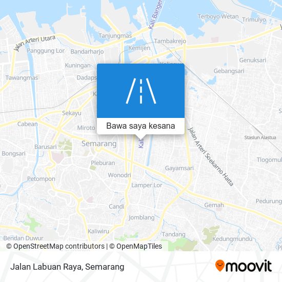 Peta Jalan Labuan Raya