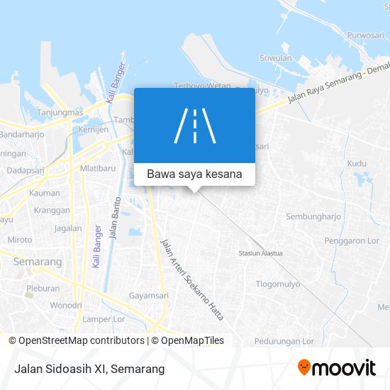 Peta Jalan Sidoasih XI