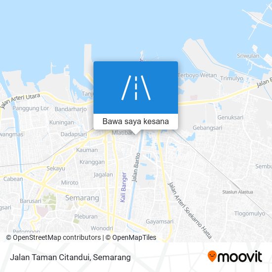 Peta Jalan Taman Citandui