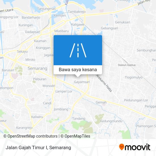 Peta Jalan Gajah Timur I