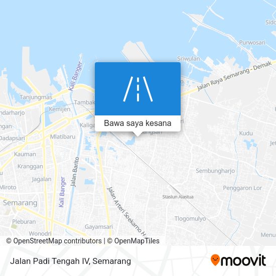 Peta Jalan Padi Tengah IV