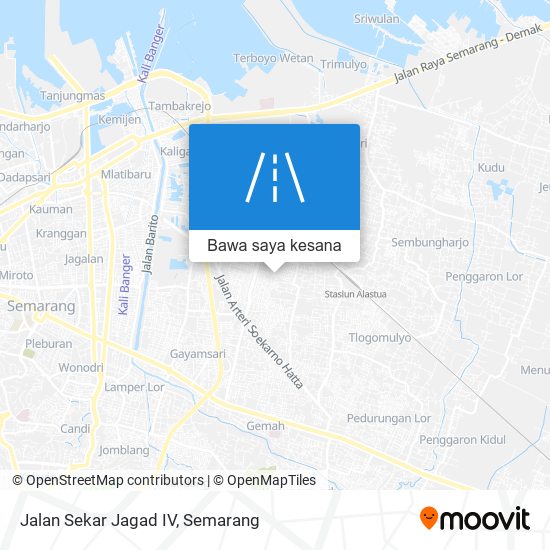 Peta Jalan Sekar Jagad IV