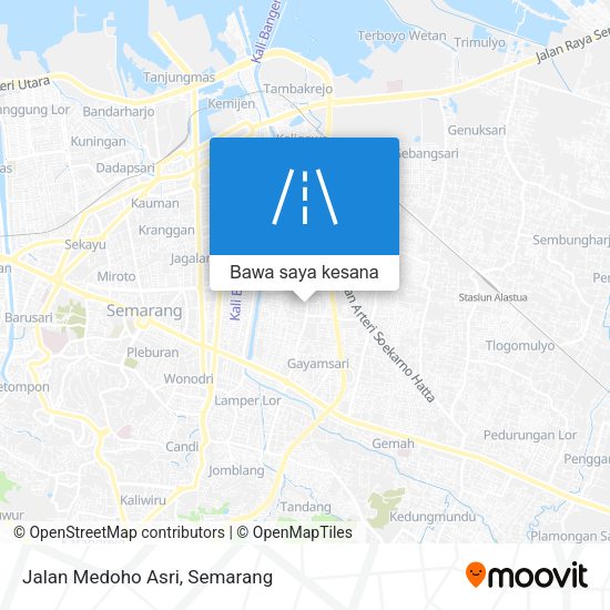 Peta Jalan Medoho Asri