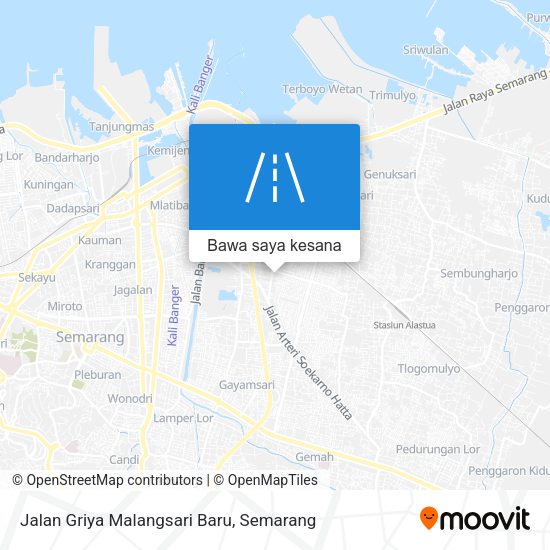 Peta Jalan Griya Malangsari Baru