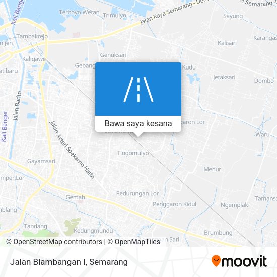 Peta Jalan Blambangan I