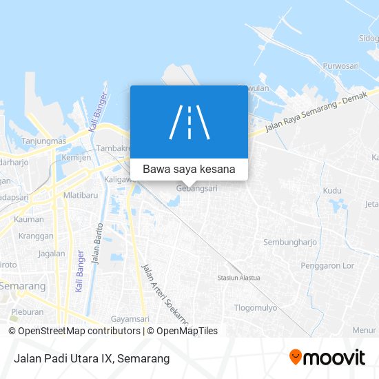 Peta Jalan Padi Utara IX