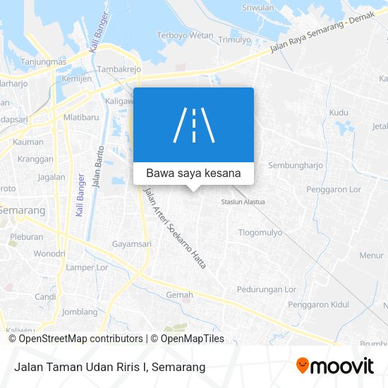 Peta Jalan Taman Udan Riris I
