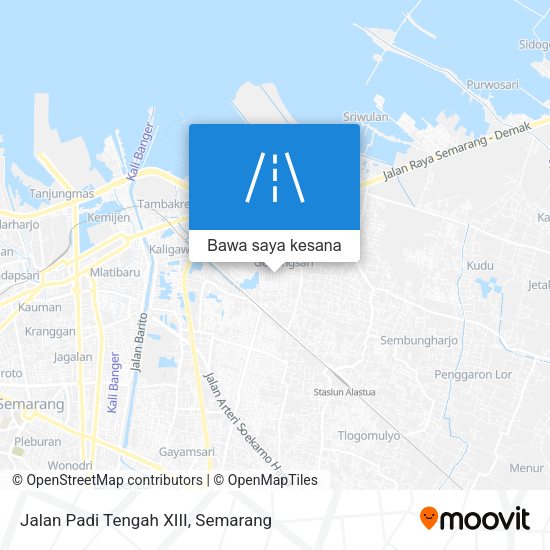 Peta Jalan Padi Tengah XIII