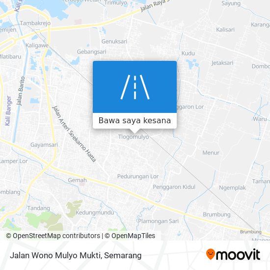 Peta Jalan Wono Mulyo Mukti