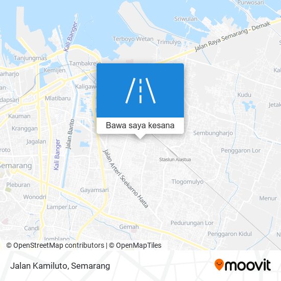 Peta Jalan Kamiluto