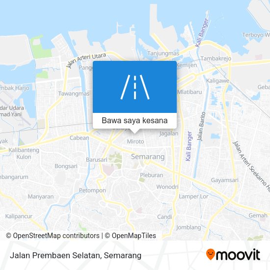 Peta Jalan Prembaen Selatan