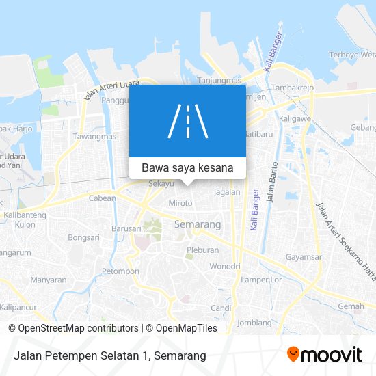 Peta Jalan Petempen Selatan 1