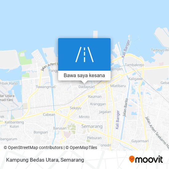 Peta Kampung Bedas Utara