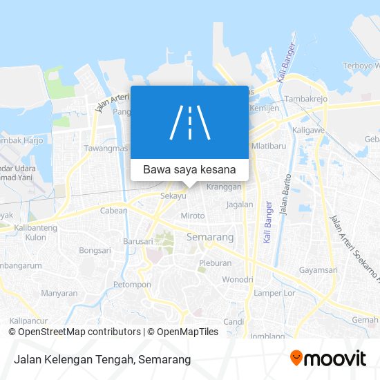 Peta Jalan Kelengan Tengah