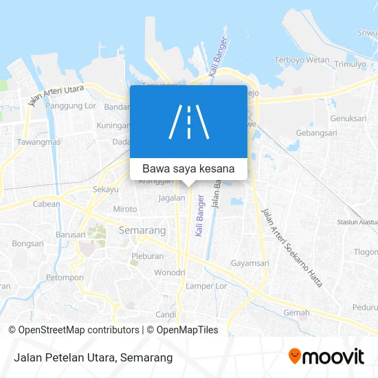 Peta Jalan Petelan Utara