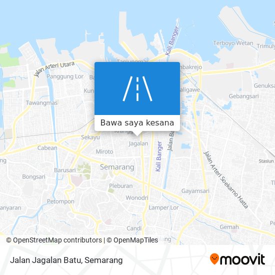 Peta Jalan Jagalan Batu